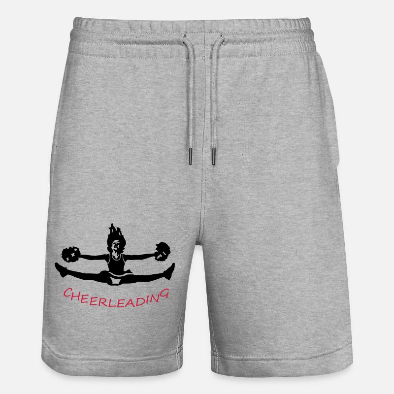 cheerleading - Short de jogging bio TRAINER Stanley/Stella unisexe - gris chiné