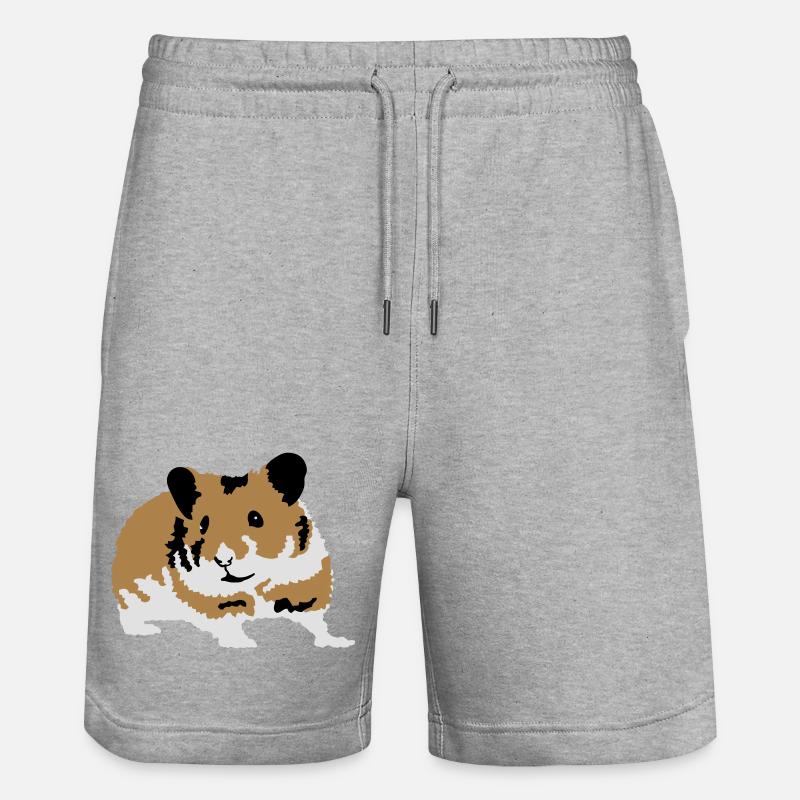 hamster - Short de jogging bio TRAINER Stanley/Stella unisexe - gris chiné