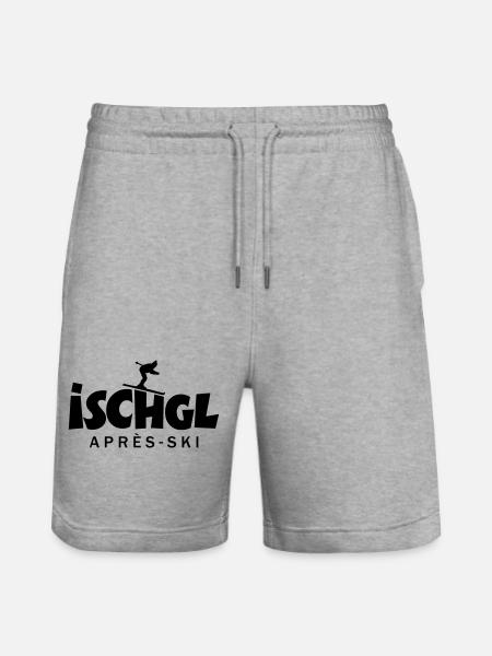 Ischgl Après-Ski Skifahrer - Stanley/Stella Unisex Bio Joggingshorts Trainer  - Grau meliert