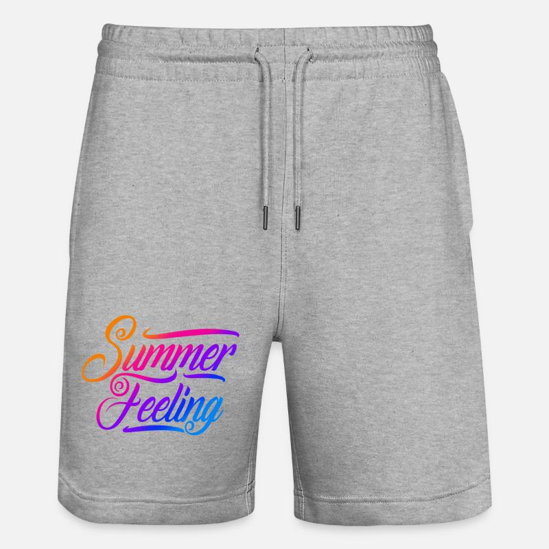 Summer feeling - Short de jogging bio TRAINER Stanley/Stella unisexe - gris chiné