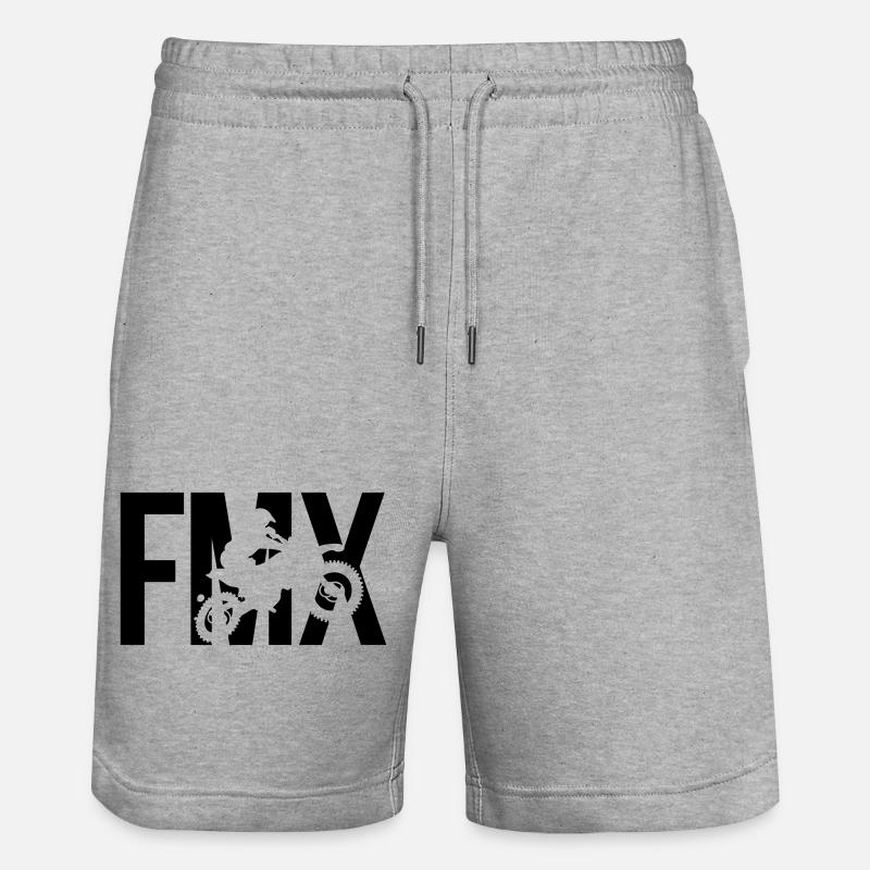 FMX - Short de jogging bio TRAINER Stanley/Stella unisexe - gris chiné
