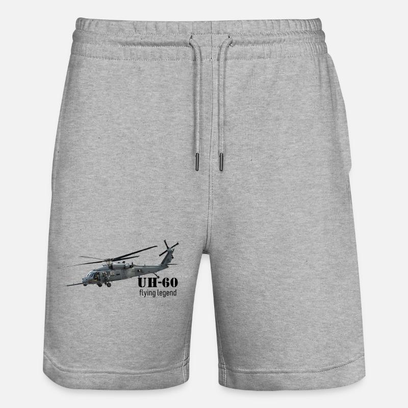 Helikopter - Short de jogging bio TRAINER Stanley/Stella unisexe - gris chiné