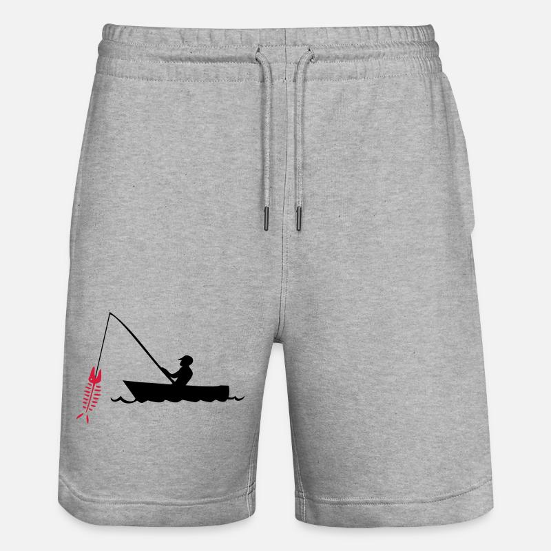 pêcheur - Short de jogging bio TRAINER Stanley/Stella unisexe - gris chiné