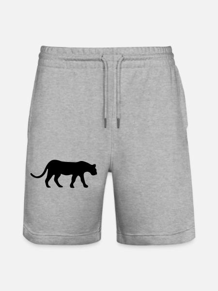 Tee shirts - Short de jogging bio TRAINER Stanley/Stella unisexe - gris chiné