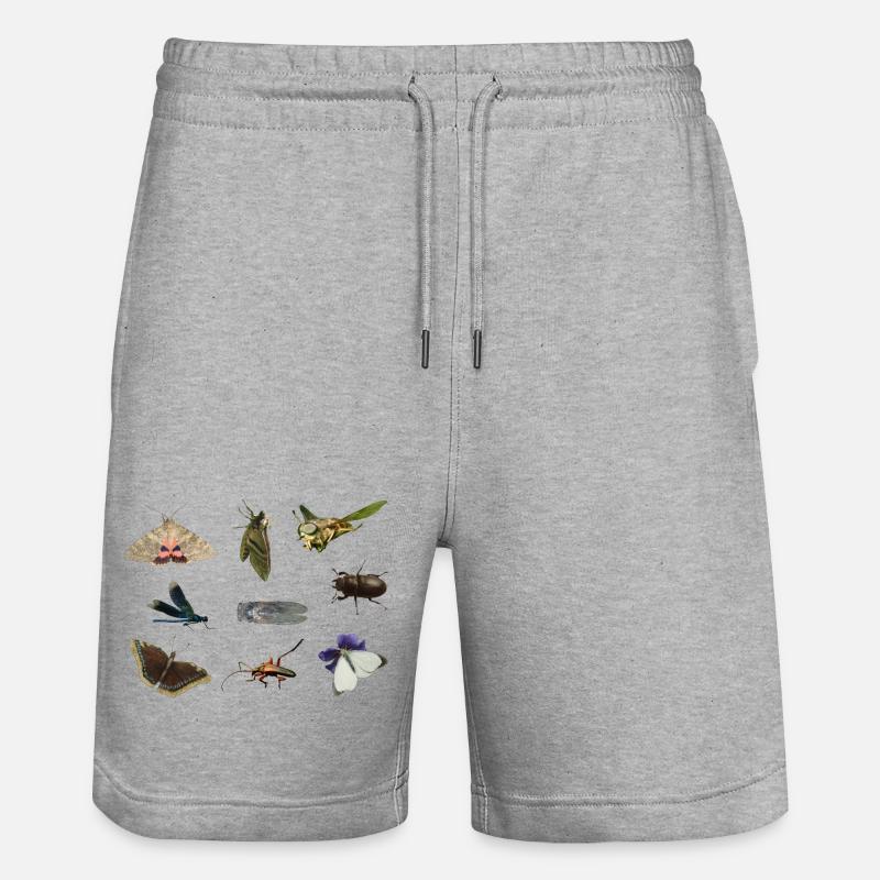 insecte - Short de jogging bio TRAINER Stanley/Stella unisexe - gris chiné