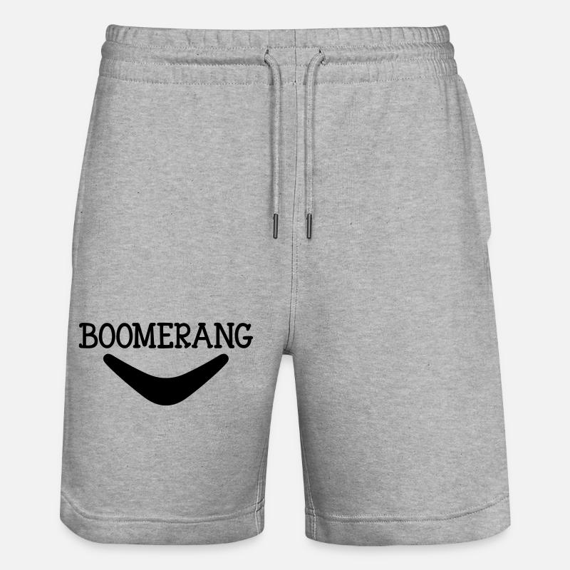 Boomerang - Short de jogging bio TRAINER Stanley/Stella unisexe - gris chiné