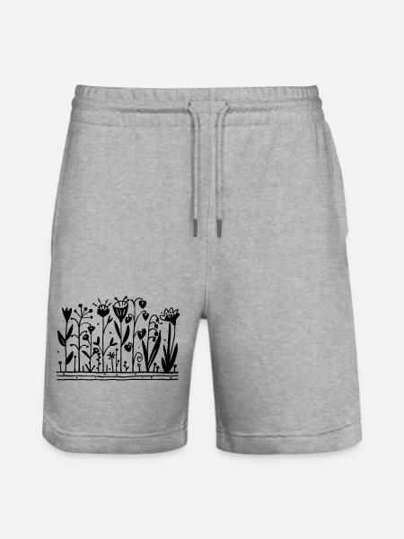 Garden t-shirt - Stanley/Stella Trainer Unisex Organic Jogging Shorts - heather grey
