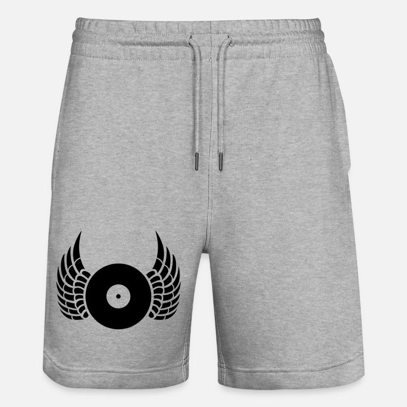 dj - Stanley/Stella Unisex Bio Joggingshorts Trainer  - Grau meliert