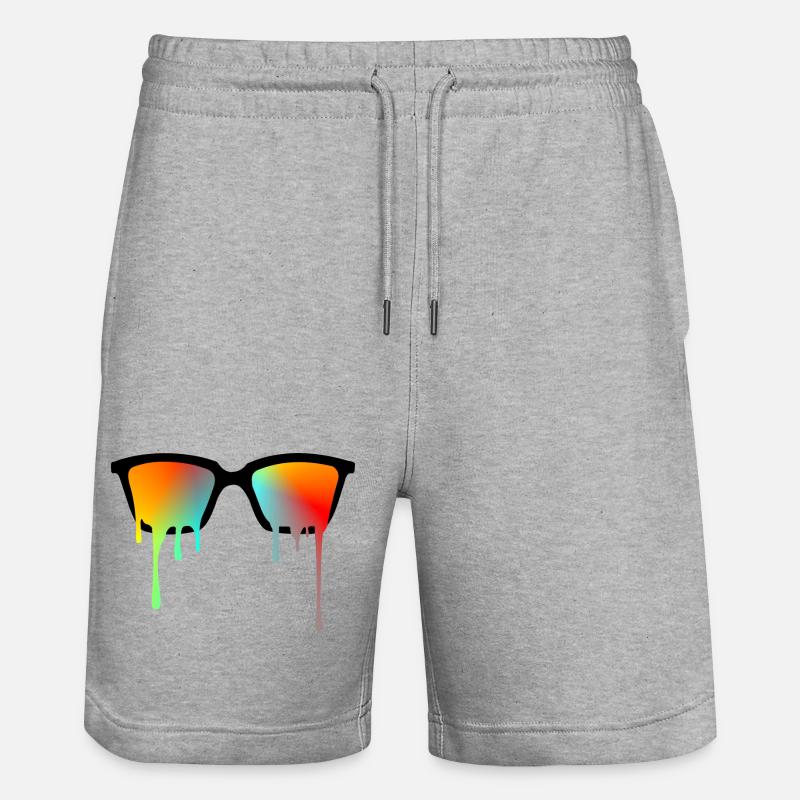 Lunettes de soleil - Short de jogging bio TRAINER Stanley/Stella unisexe - gris chiné