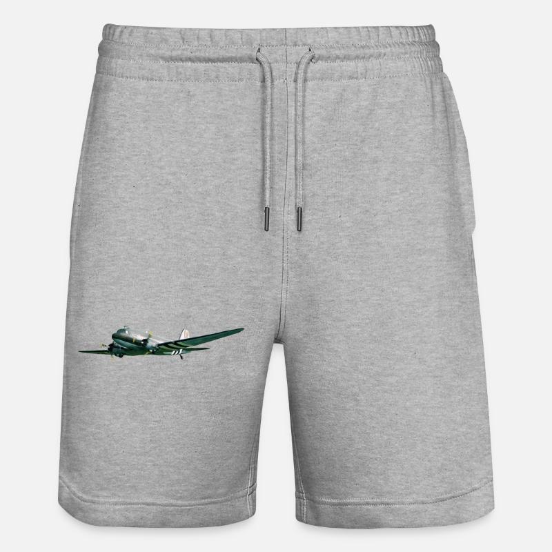 C-47 - Stanley/Stella Unisex Bio Joggingshorts Trainer  - Grau meliert