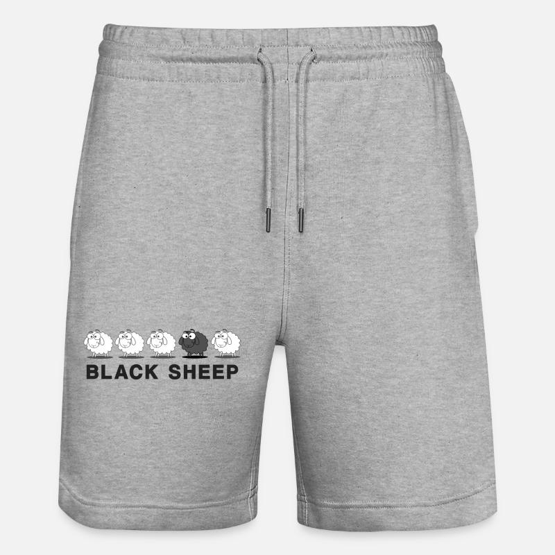 Sheep - Short de jogging bio TRAINER Stanley/Stella unisexe - gris chiné