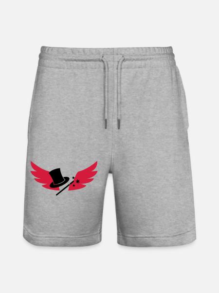 Magic / Magie - Stanley/Stella Trainer Unisex Organic Jogging Shorts - heather grey