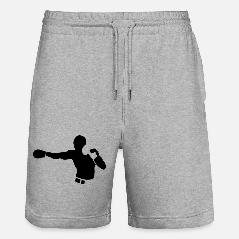 boxe - Short de jogging bio TRAINER Stanley/Stella unisexe - gris chiné