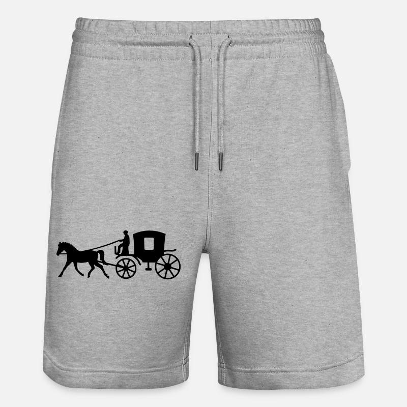 véhicule - Short de jogging bio TRAINER Stanley/Stella unisexe - gris chiné