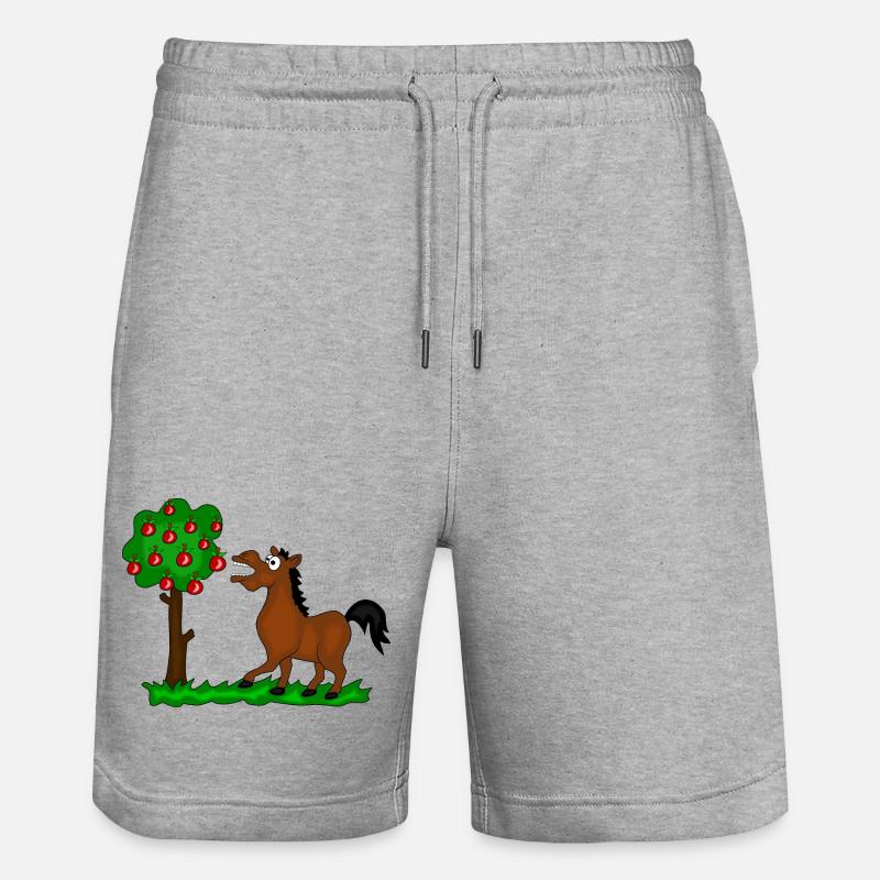 cheval - Short de jogging bio TRAINER Stanley/Stella unisexe - gris chiné