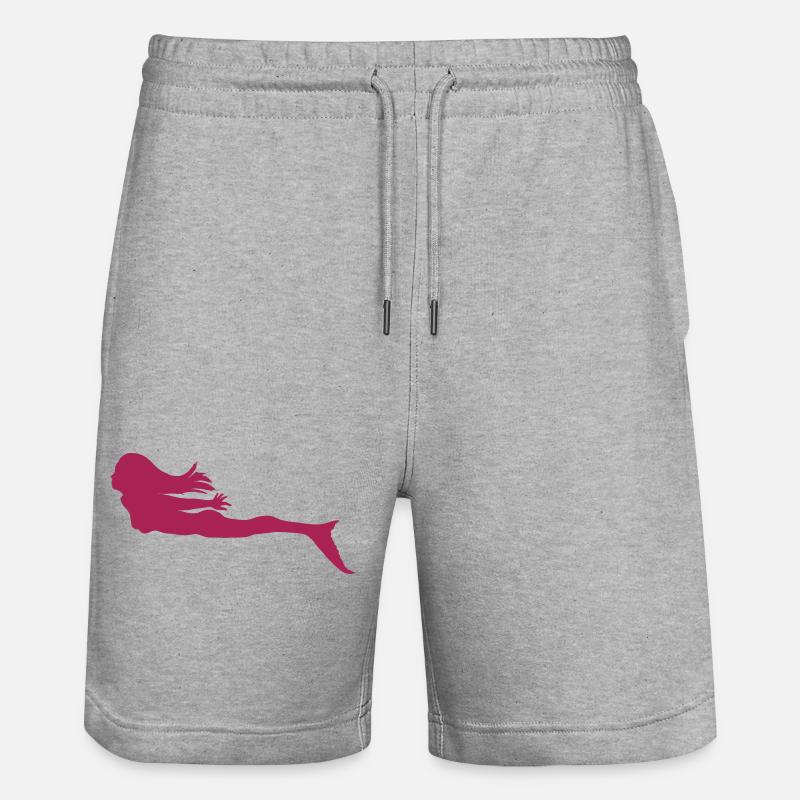 Sirène - Short de jogging bio TRAINER Stanley/Stella unisexe - gris chiné