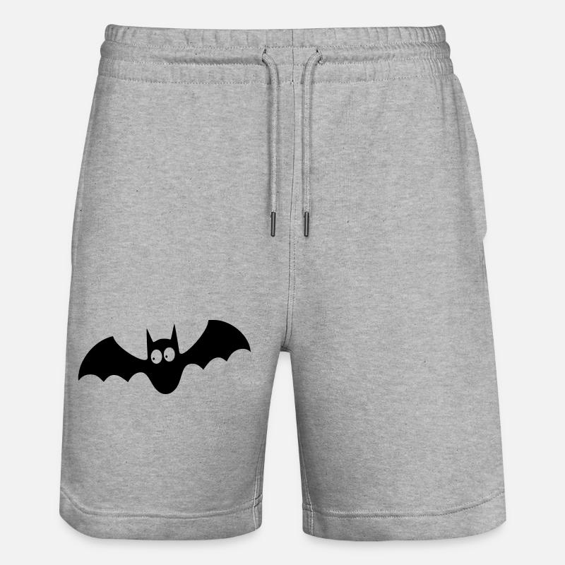 bat 001 - Short de jogging bio TRAINER Stanley/Stella unisexe - gris chiné