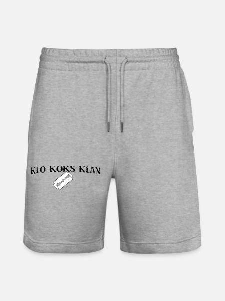 KLO KOKS KLAN - Stanley/Stella Unisex Bio Joggingshorts Trainer  - Grau meliert