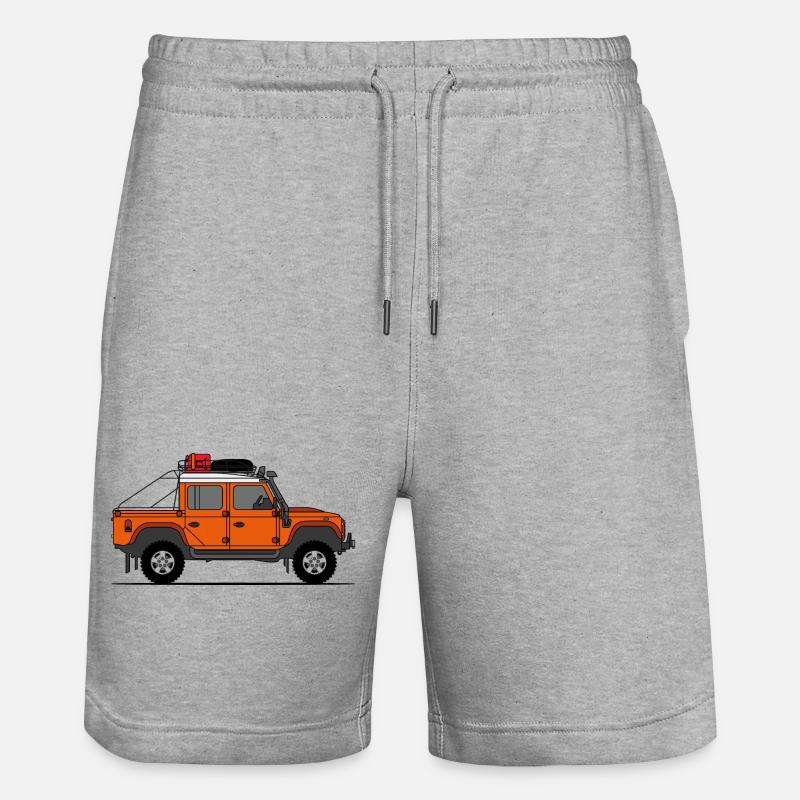 Defender Double Cab Offroad Orange - Short de jogging bio TRAINER Stanley/Stella unisexe - gris chiné