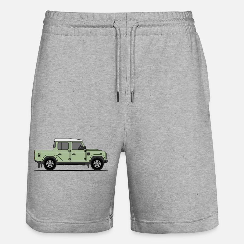 Defender Double Cab - Short de jogging bio TRAINER Stanley/Stella unisexe - gris chiné