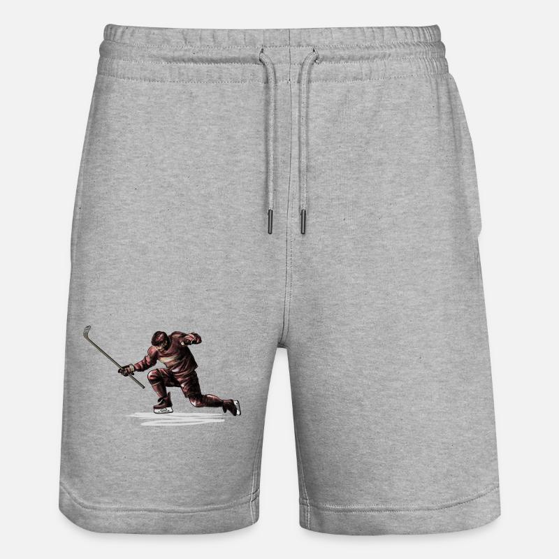 goal - Short de jogging bio TRAINER Stanley/Stella unisexe - gris chiné