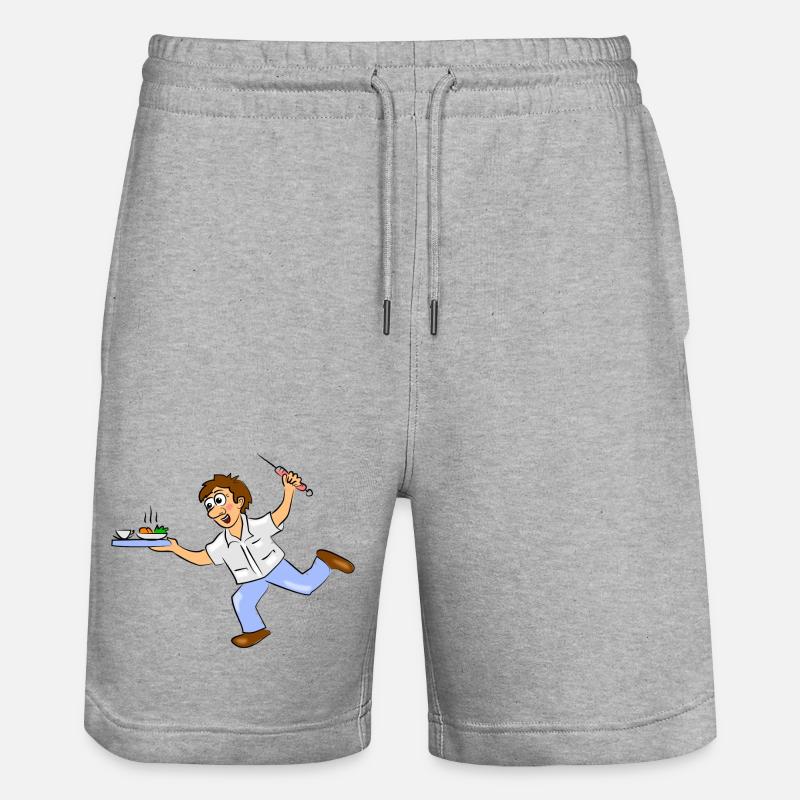 infirmière - Short de jogging bio TRAINER Stanley/Stella unisexe - gris chiné