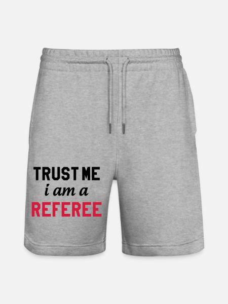 Referee - Schiedsrichter Arbitre - Sport - Match - Short de jogging bio TRAINER Stanley/Stella unisexe - gris chiné