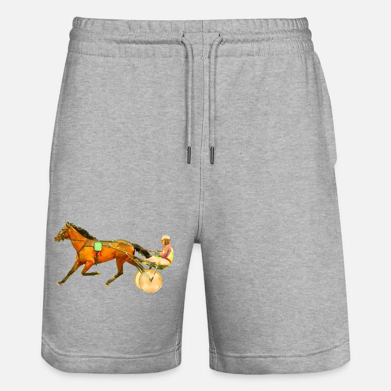 trotteur - Short de jogging bio TRAINER Stanley/Stella unisexe - gris chiné