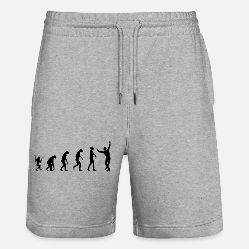 évolution Art Skating Man - Short de jogging bio TRAINER Stanley/Stella unisexe - gris chiné