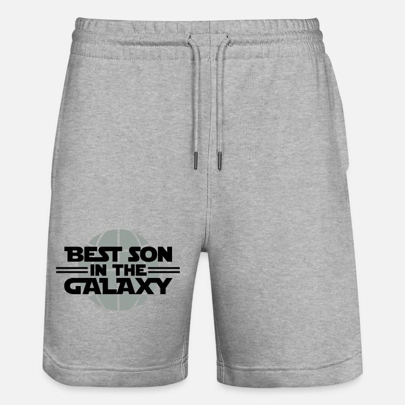 Best Son In The Galaxy - Short de jogging bio TRAINER Stanley/Stella unisexe - gris chiné