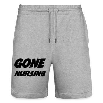 Krankenschwester / Mediziner / Doctor / - Stanley/Stella Unisex Bio Joggingshorts Trainer  - Grau meliert - Vorne - Nik (191cm) & Marisol (170cm)