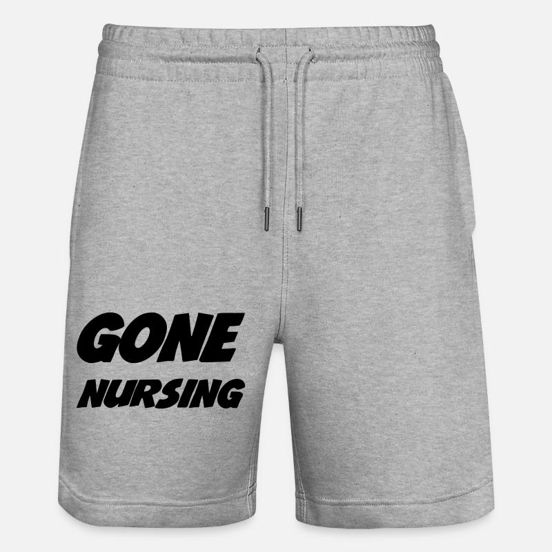 Infirmière / Infirmier / Hôpital / Médecine / - Short de jogging bio TRAINER Stanley/Stella unisexe - gris chiné