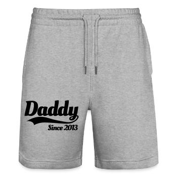 Dandy since 2013 - Stanley/Stella Unisex Bio Joggingshorts Trainer  - Grau meliert - Vorne - Nik (191cm) & Marisol (170cm)