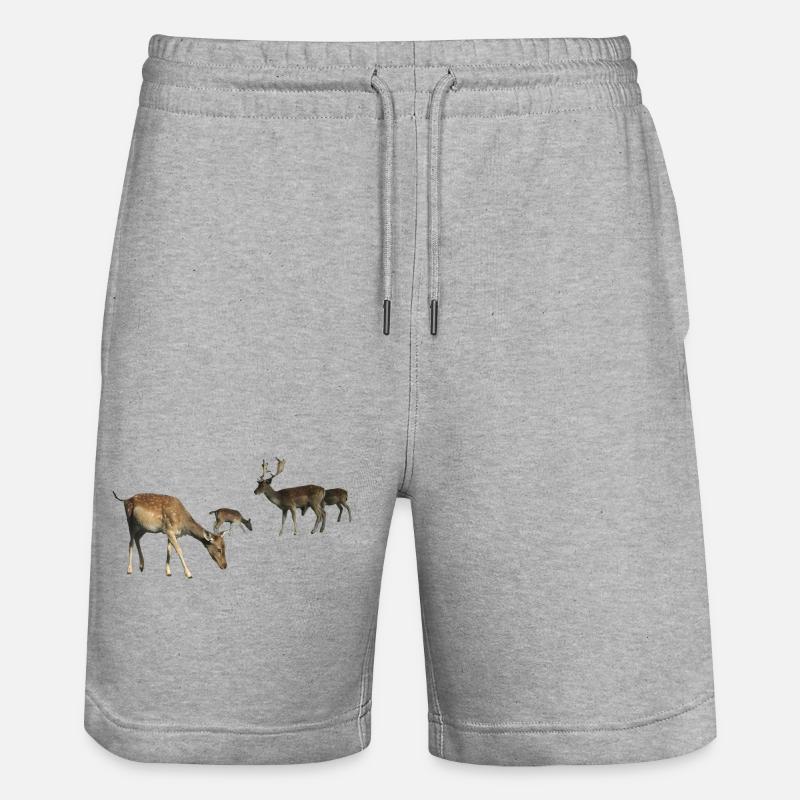 Daim - Short de jogging bio TRAINER Stanley/Stella unisexe - gris chiné