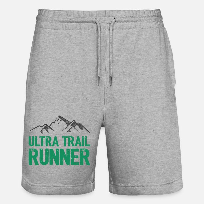 Ultra Trail Runner - Short de jogging bio TRAINER Stanley/Stella unisexe - gris chiné