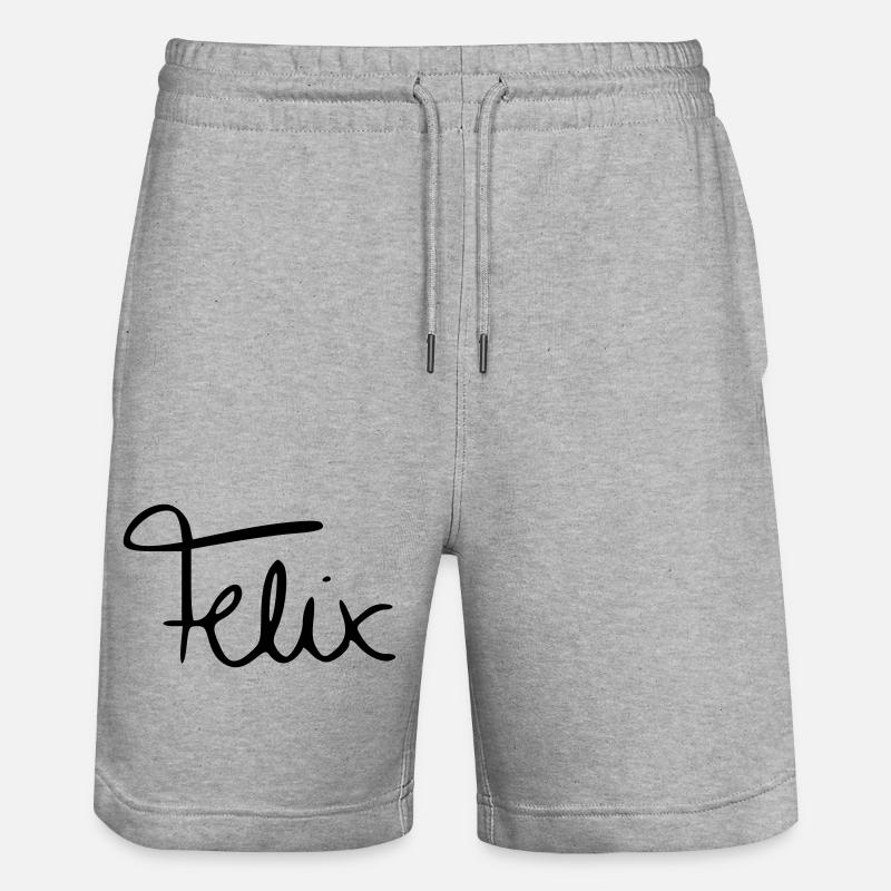 Felix - Stanley/Stella Unisex Bio Joggingshorts Trainer  - Grau meliert