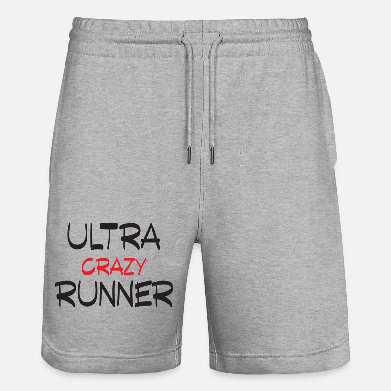 Ultra Crazy Runner - Short de jogging bio TRAINER Stanley/Stella unisexe - gris chiné