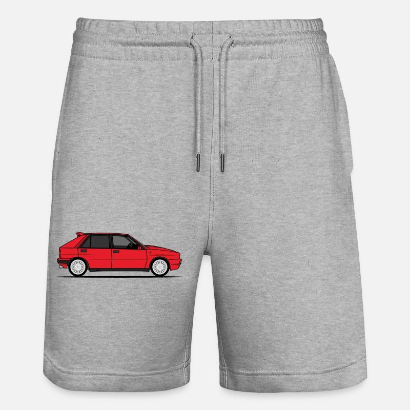 Delta Red - Short de jogging bio TRAINER Stanley/Stella unisexe - gris chiné