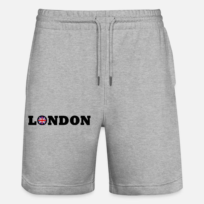 Londres - Short de jogging bio TRAINER Stanley/Stella unisexe - gris chiné