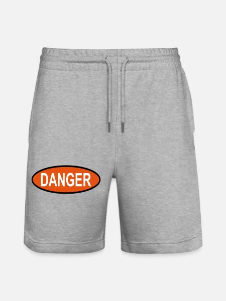 danger - Short de jogging bio TRAINER Stanley/Stella unisexe - gris chiné