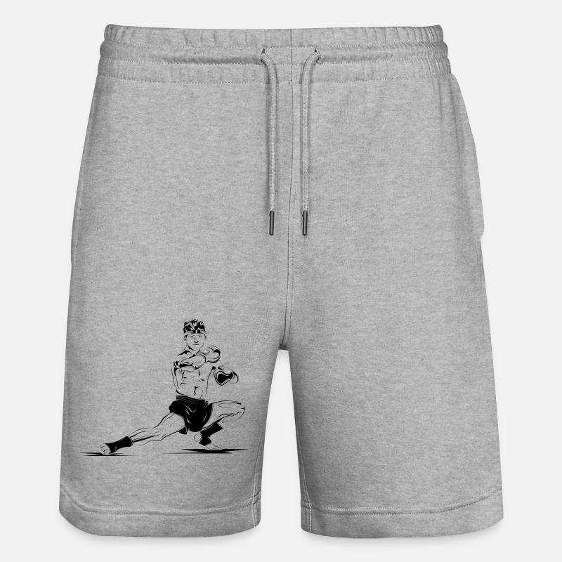 combat de muay thai - Short de jogging bio TRAINER Stanley/Stella unisexe - gris chiné