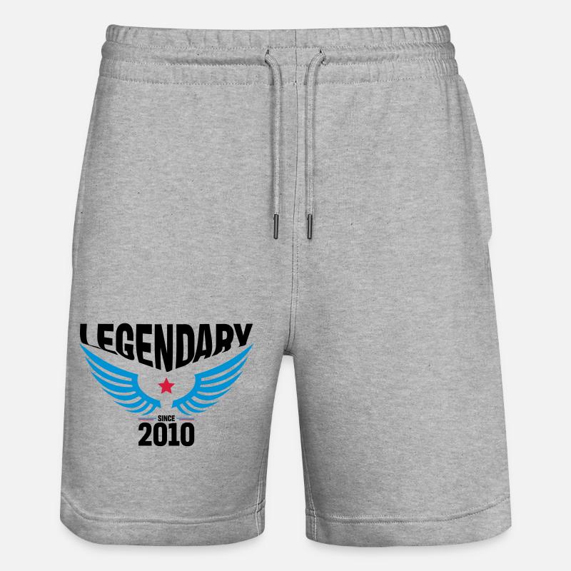 2010 - Short de jogging bio TRAINER Stanley/Stella unisexe - gris chiné
