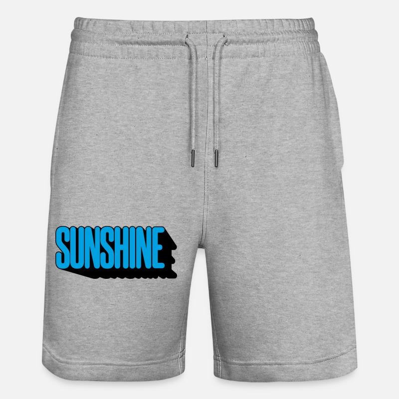 Sunshine - Short de jogging bio TRAINER Stanley/Stella unisexe - gris chiné