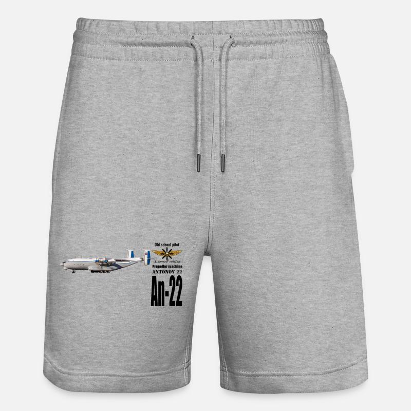 An-22 - Short de jogging bio TRAINER Stanley/Stella unisexe - gris chiné