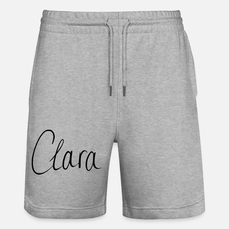 Clara - Stanley/Stella Unisex Bio Joggingshorts Trainer  - Grau meliert