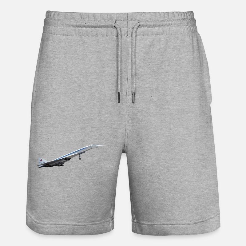 Tu-144 - Short de jogging bio TRAINER Stanley/Stella unisexe - gris chiné