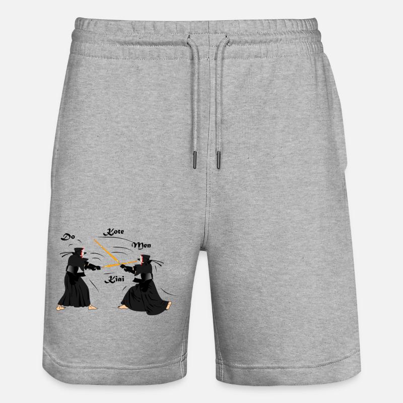 kendo - Short de jogging bio TRAINER Stanley/Stella unisexe - gris chiné