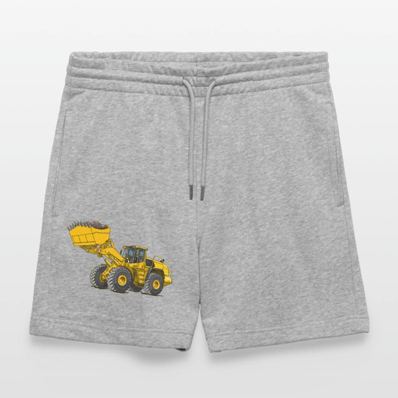 Wheel loader, construction machine Stanley/Stella Trainer Unisex Organic Jogging Shorts