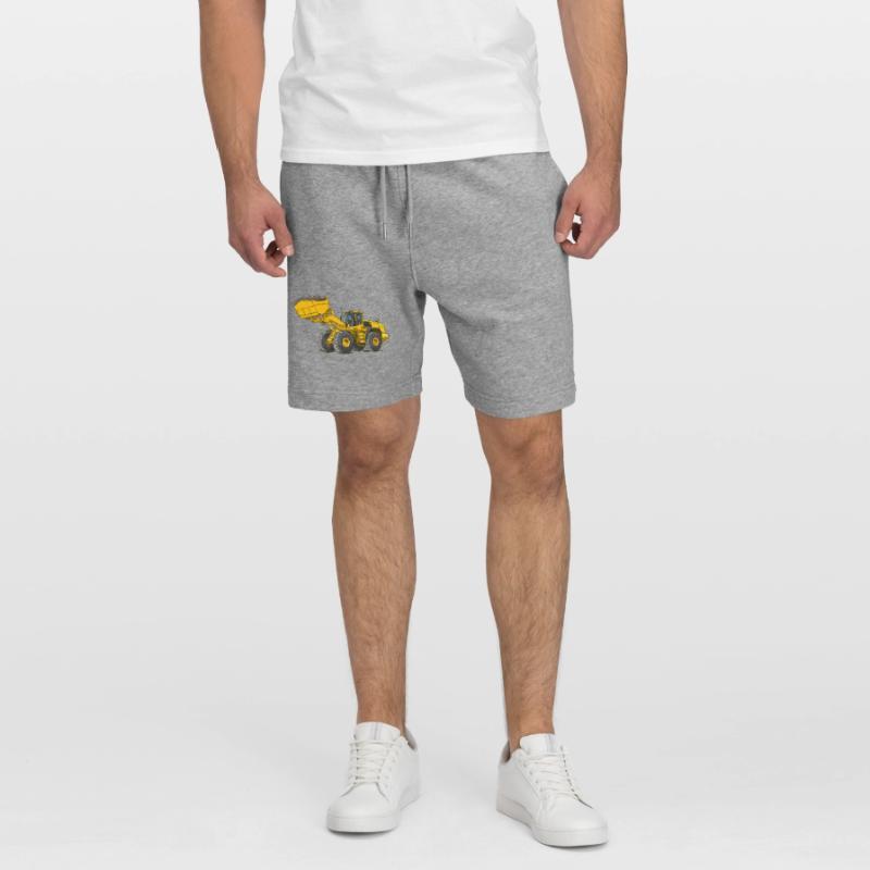 Wheel loader, construction machine Stanley/Stella Trainer Unisex Organic Jogging Shorts