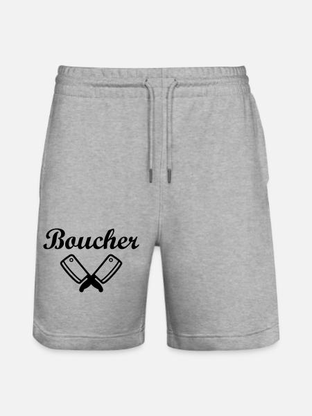 Boucher - Short de jogging bio TRAINER Stanley/Stella unisexe - gris chiné